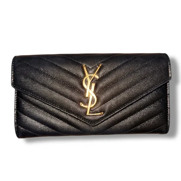 Saint Laurent Monogram Leather Wallet – With Chain Conversion Set (Preloved) - Picture 3 of 13
